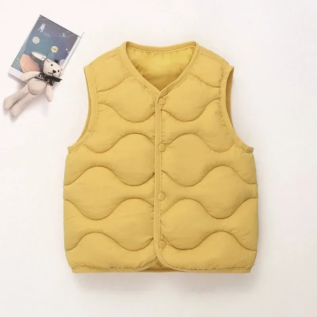 Children’s Winter Vest Jacket – PuffNest Cotton-Padded Gilet for Boys & Girls