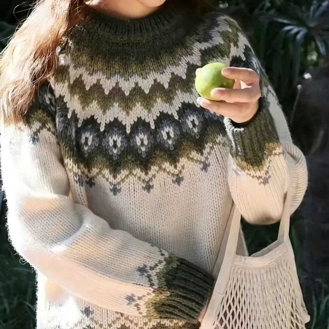 Nordic Knit Jumper – Snowfall Heritage Pullover