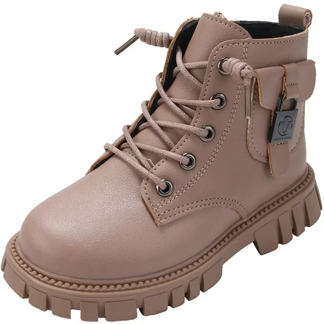 Children Waterproof Boots – BabyShield PU Ankle Boots for Girls