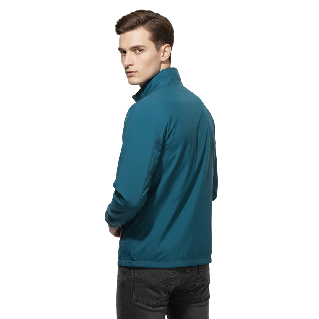 Men’s Lightweight UV-Protective Jacket – Windproof Summer Outdoor Windbreaker