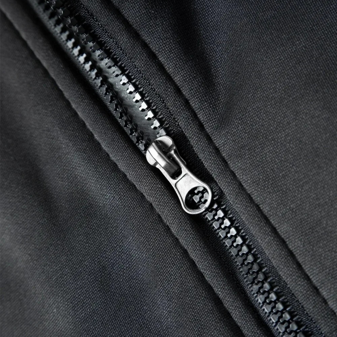 Men’s Wool-Lined Fleece Jacket – Warm Hooded Winter Zip-Up