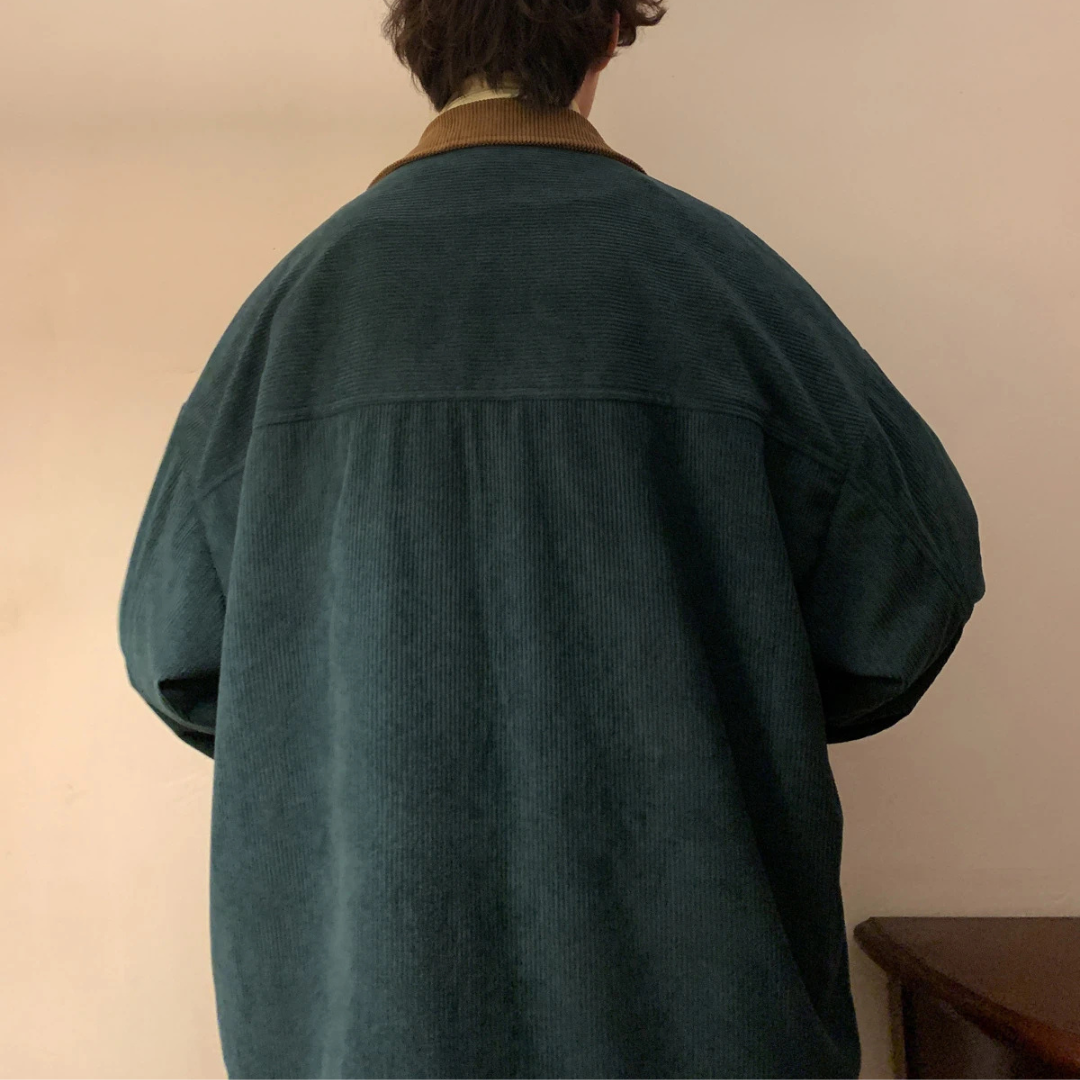 Men’s Retro Corduroy Bomber Jacket – Broadmoor Zip Jacket