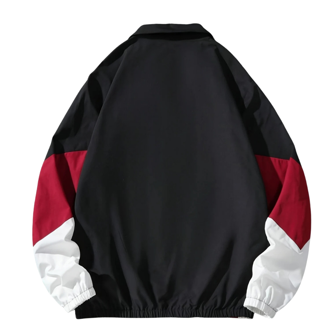 Men’s Lightweight Colour-Block Windbreaker – Sports Jacket