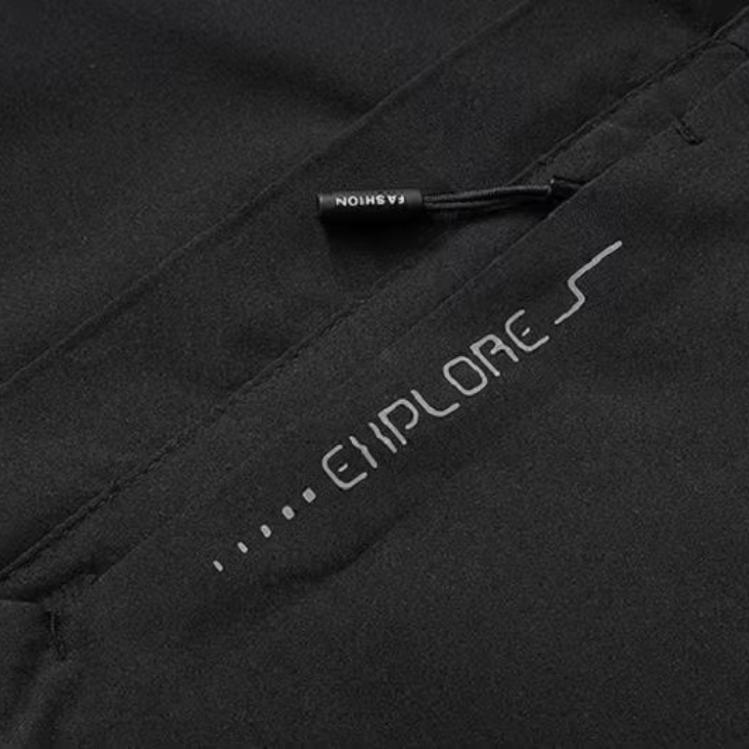 Men’s Hooded Waterproof Rain Shell Jacket – Casual Everyday Rain Jacket for Men