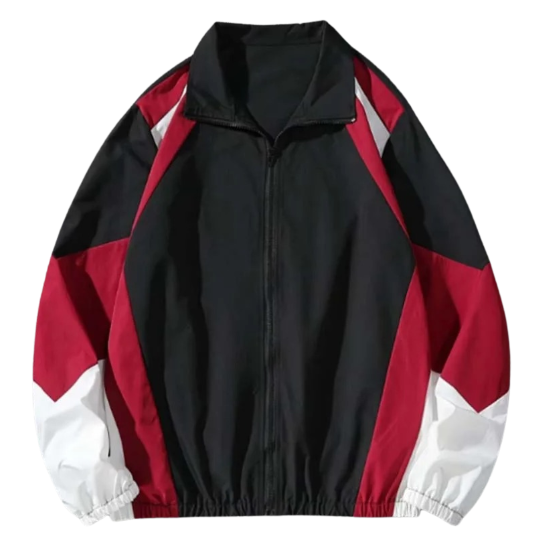 Men’s Lightweight Colour-Block Windbreaker – Sports Jacket