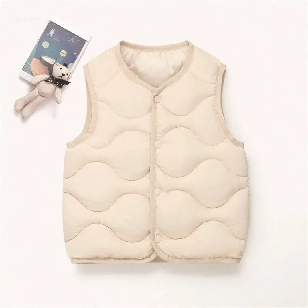 Children’s Winter Vest Jacket – PuffNest Cotton-Padded Gilet for Boys & Girls