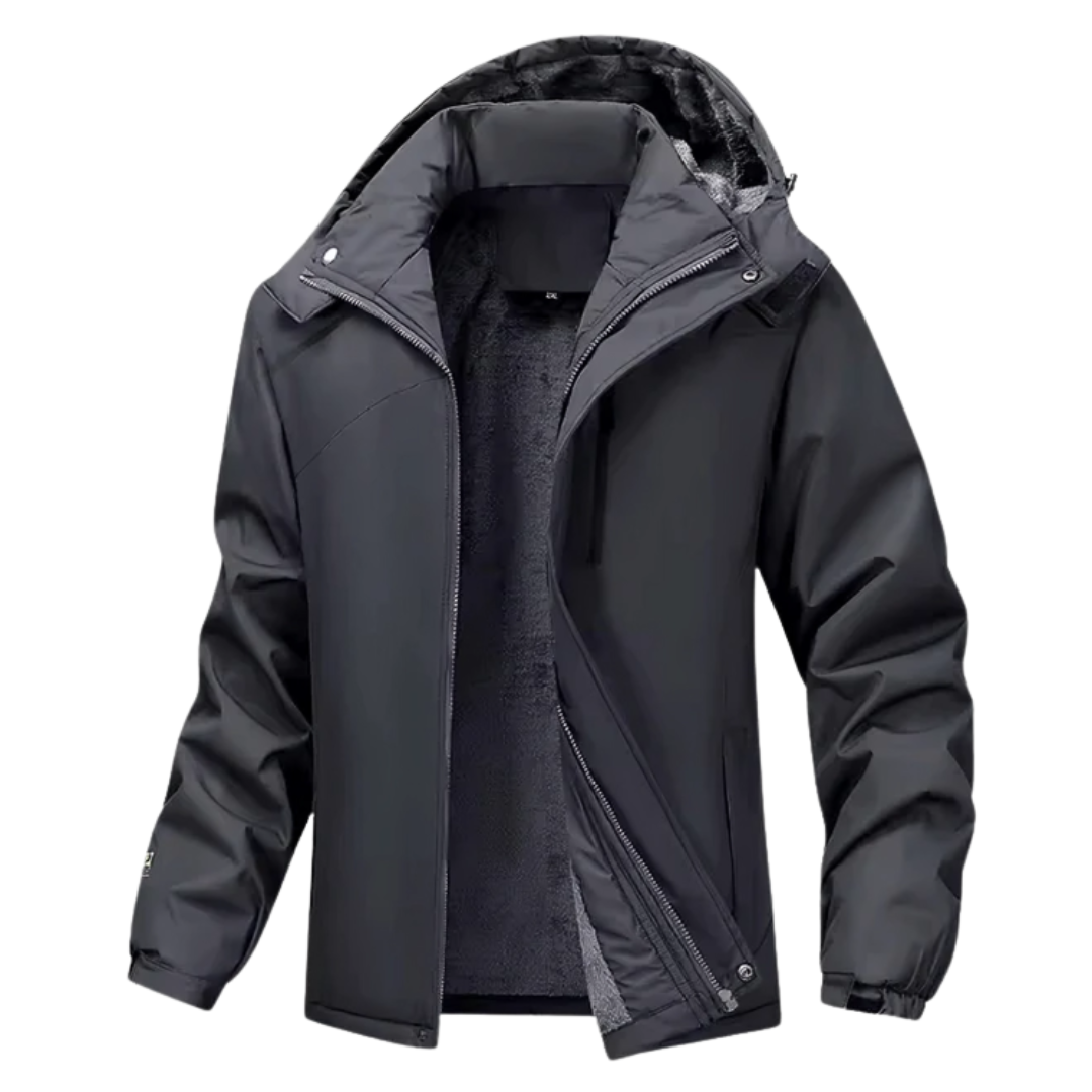 Men’s Waterproof Jacket with Hood – Rain & Windproof Coat