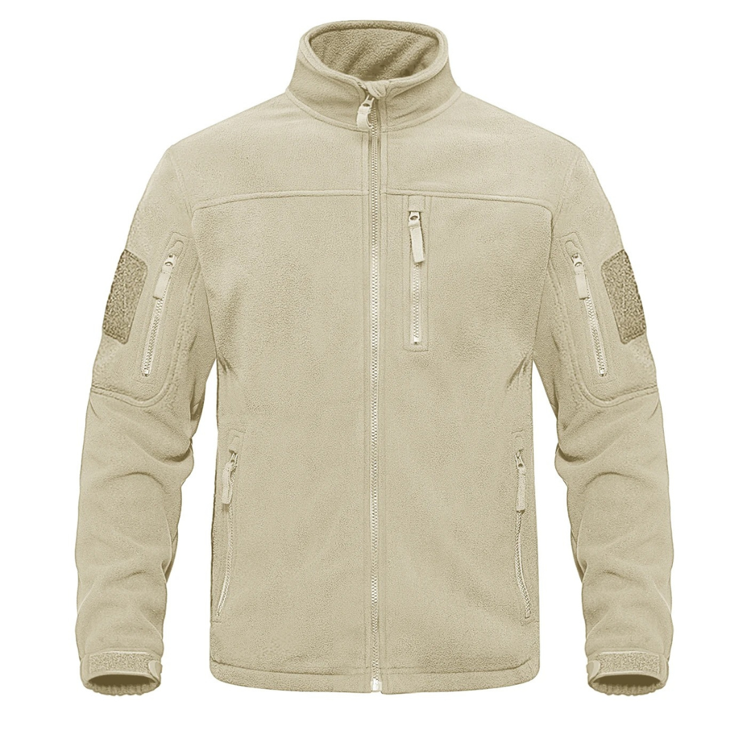 Men’s Thermal Fleece Jacket – Tactical Zip-Up Outdoor Jacket