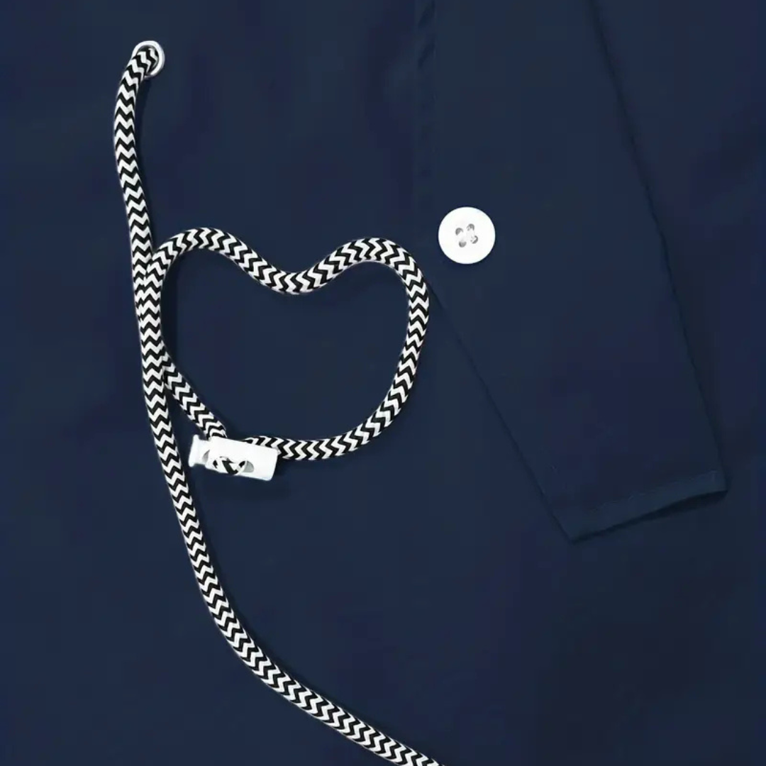 Women’s Long Waterproof Raincoat with Hood – Lightweight Casual Coat