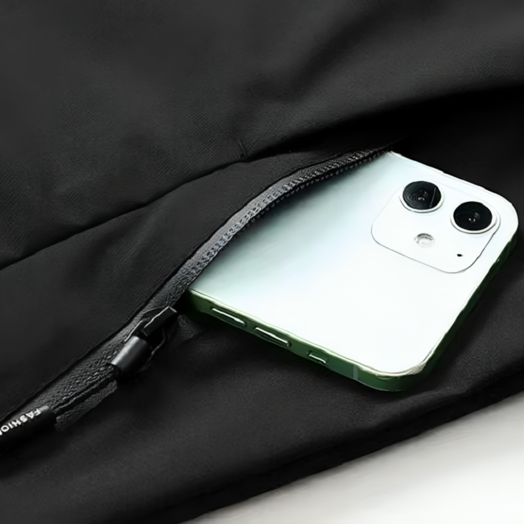 Men’s Hooded Waterproof Rain Shell Jacket – Casual Everyday Rain Jacket for Men