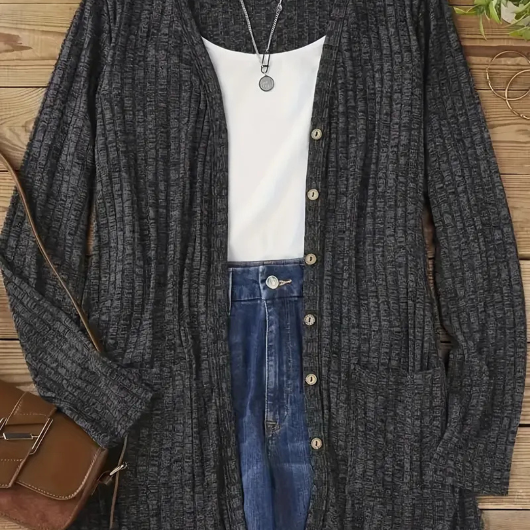 Longline Knit Sweater Vest – WinterEase Cardigan