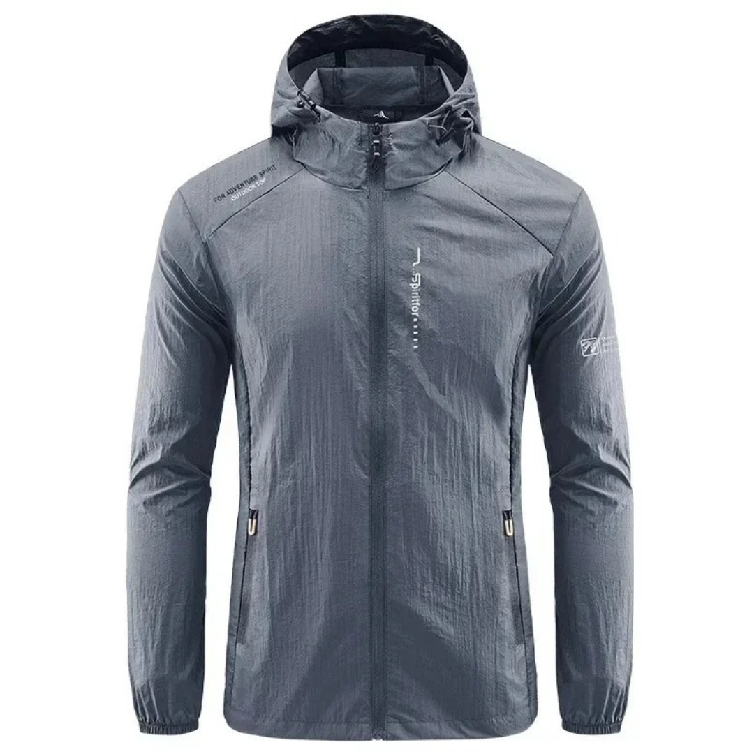 Men’s Lightweight Hooded Windbreaker – Outdoor Jacket