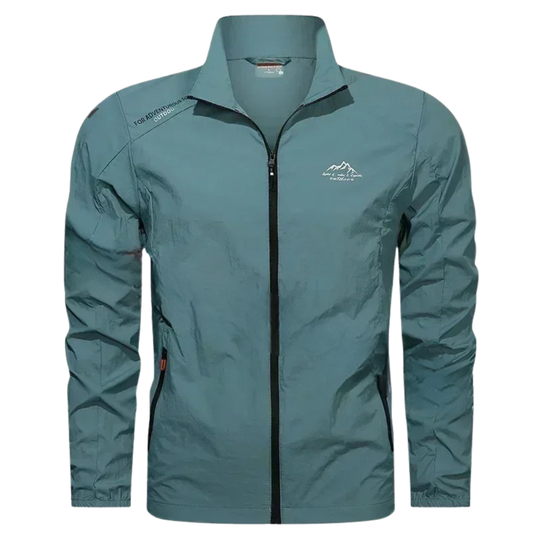 Men’s Lightweight UV-Protective Jacket – Windproof Summer Outdoor Windbreaker