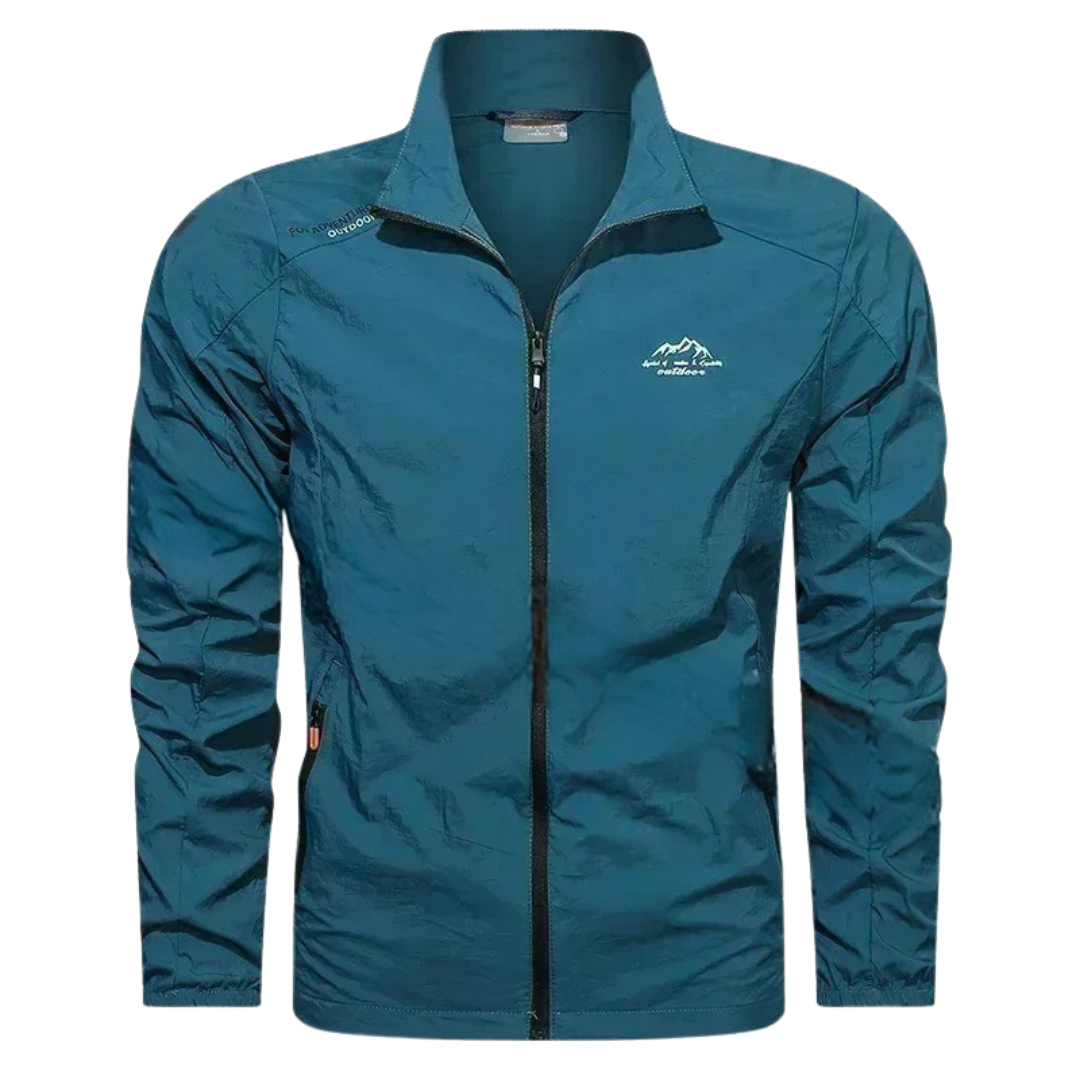 Men’s Lightweight UV-Protective Jacket – Windproof Summer Outdoor Windbreaker