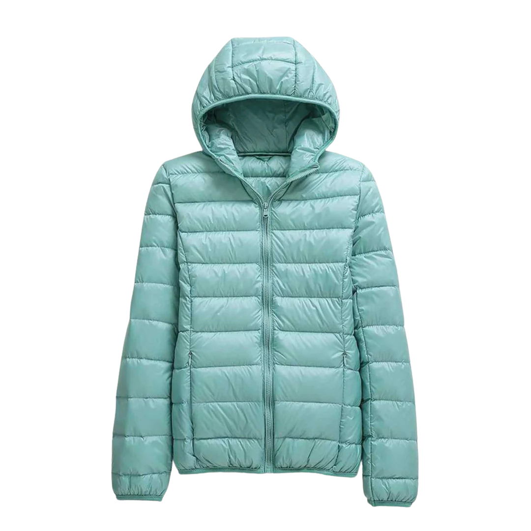 Waterproof Puffer Jacket with Hood – Windproof Winter Coat