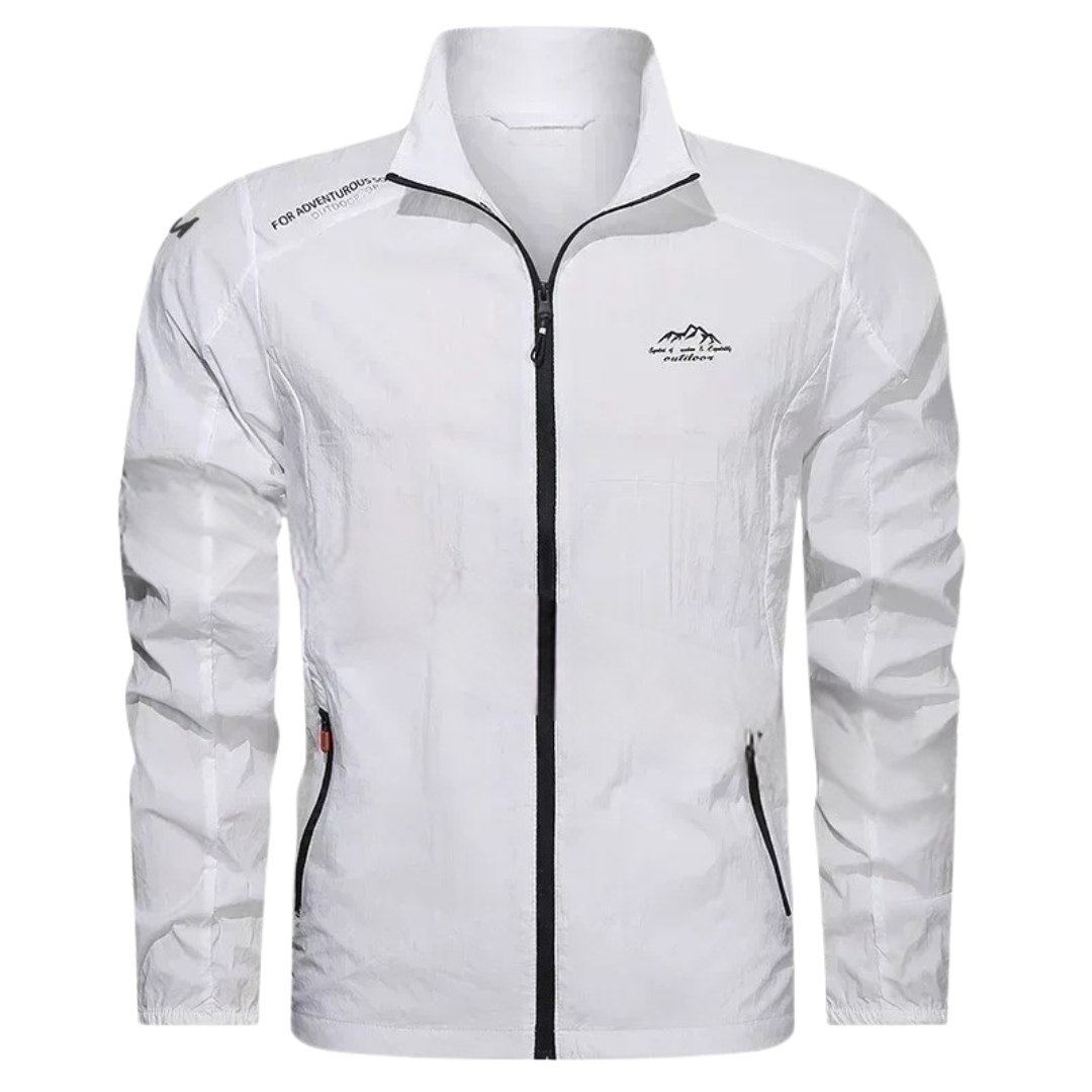 Men’s Lightweight UV-Protective Jacket – Windproof Summer Outdoor Windbreaker