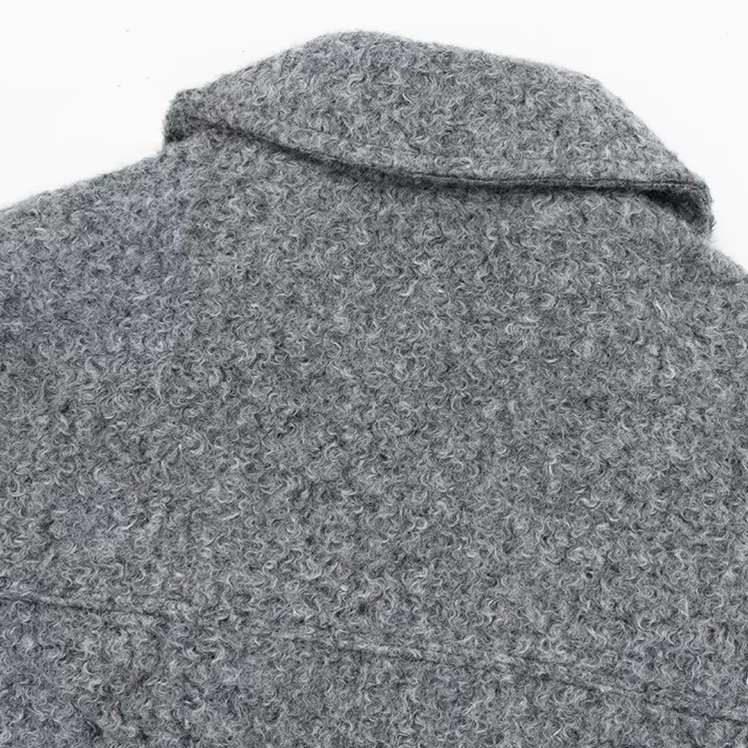 Women’s Zip-Up Fleece Jacket – Westmere SoftWool Pocket Coat