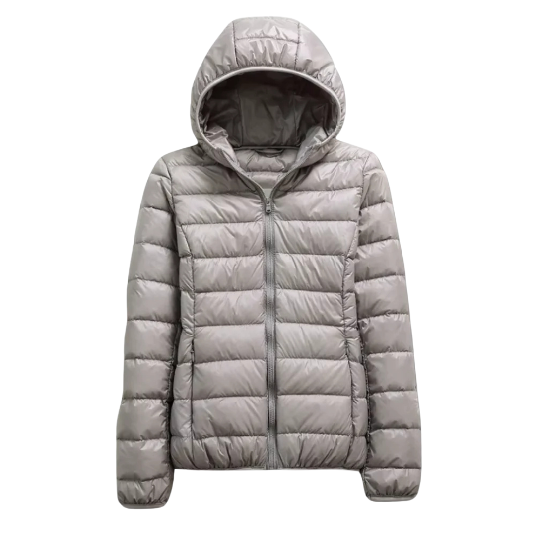 Waterproof Puffer Jacket with Hood – Windproof Winter Coat