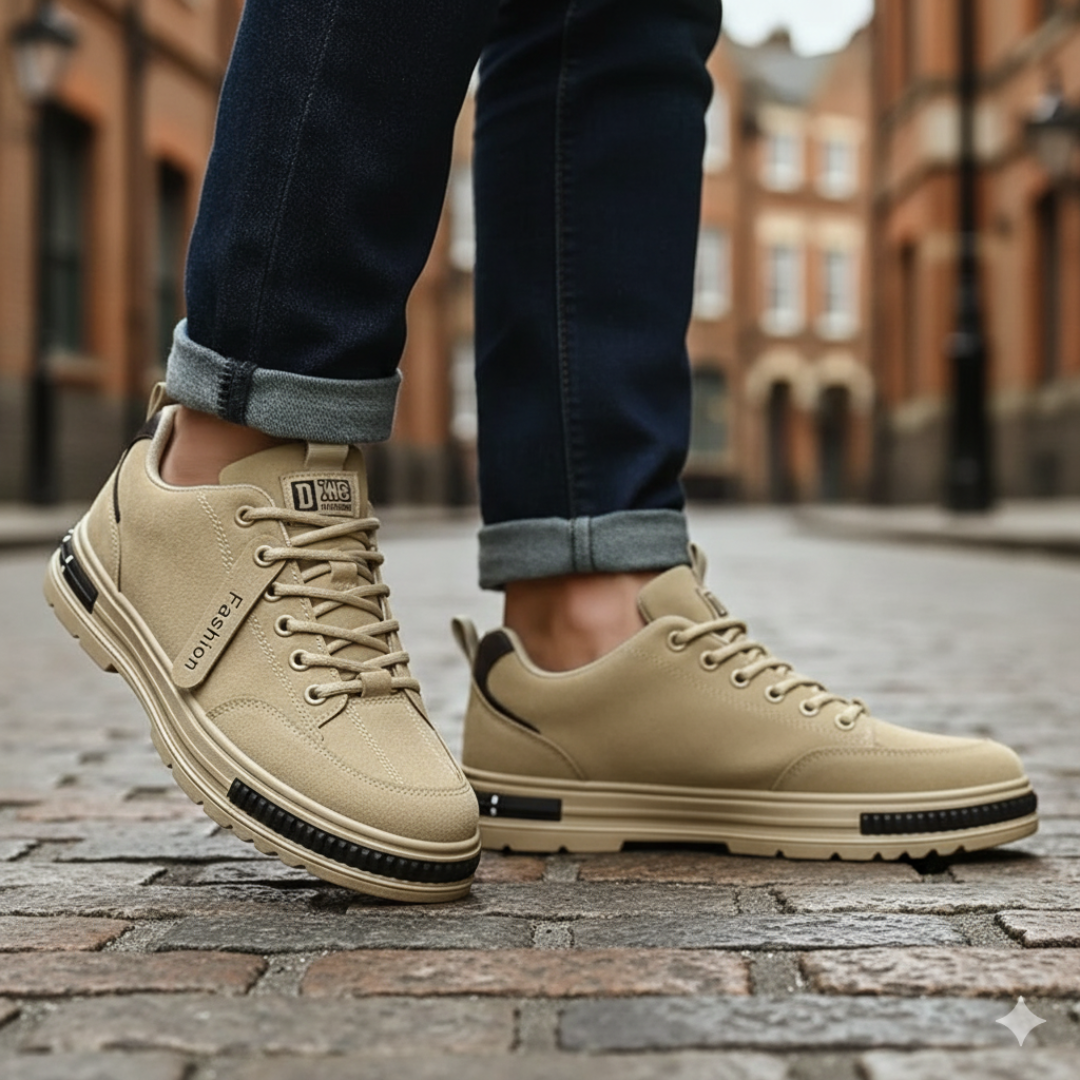 Menβs Orthopedic Non-Slip Walking Shoes β Pluvin Comfort Sneakers