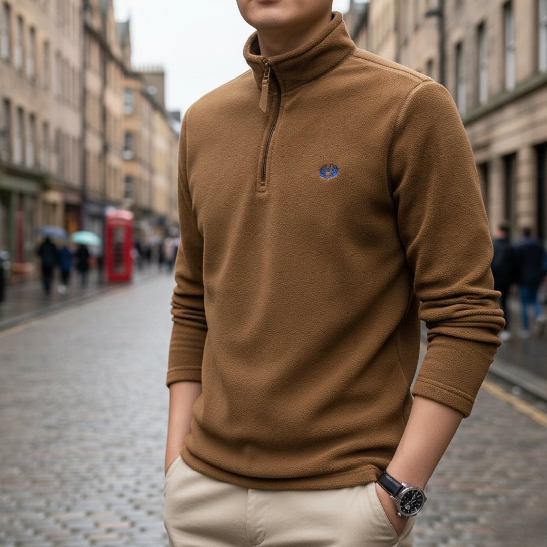 Half Zip Fleece Pullover for Men – GlacierCore Fleece