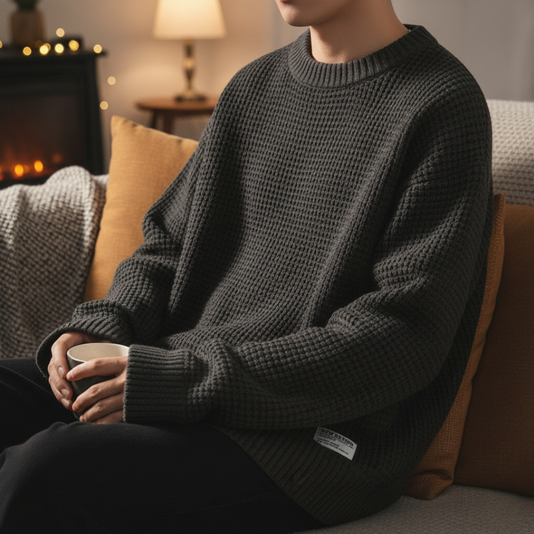 Men's Knit Sweater – HearthLayer Pullover