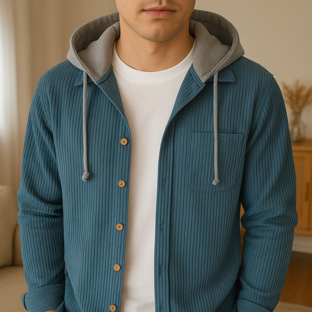 Corduroy Sweater with Hood – Dante Heritage Vest