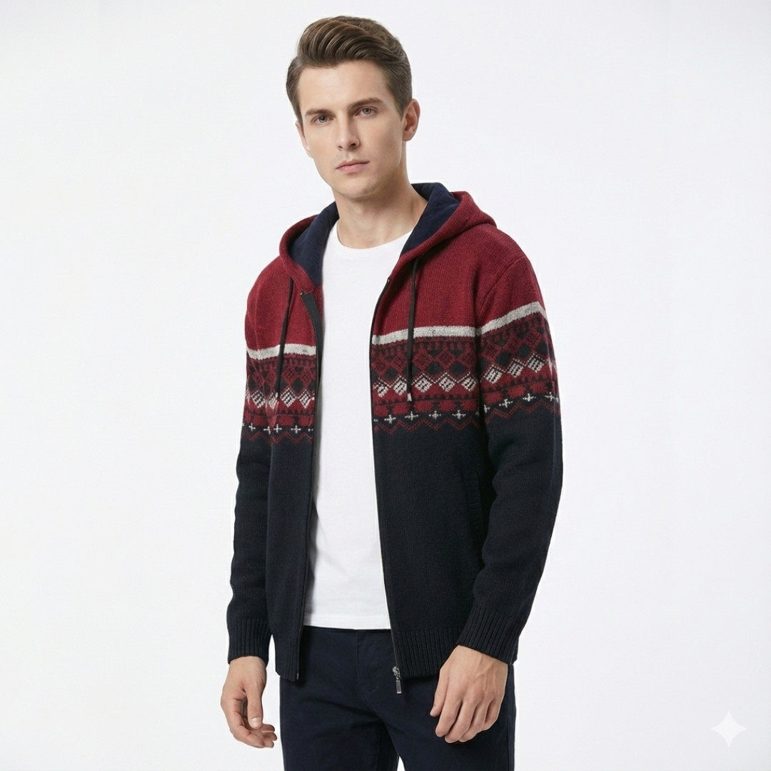 Nordspur | Hooded Knit Cardigan
