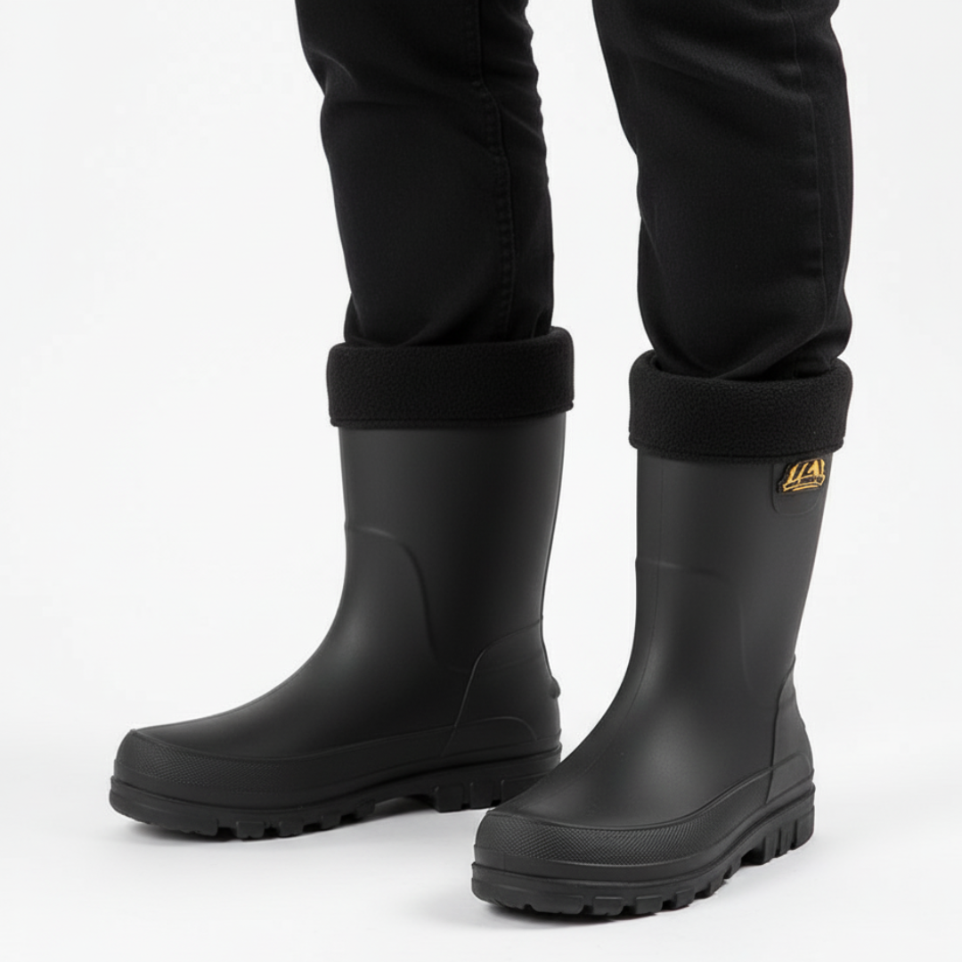 Rain Boots for Men – StormTread Mid-Calf Waterproof Boots