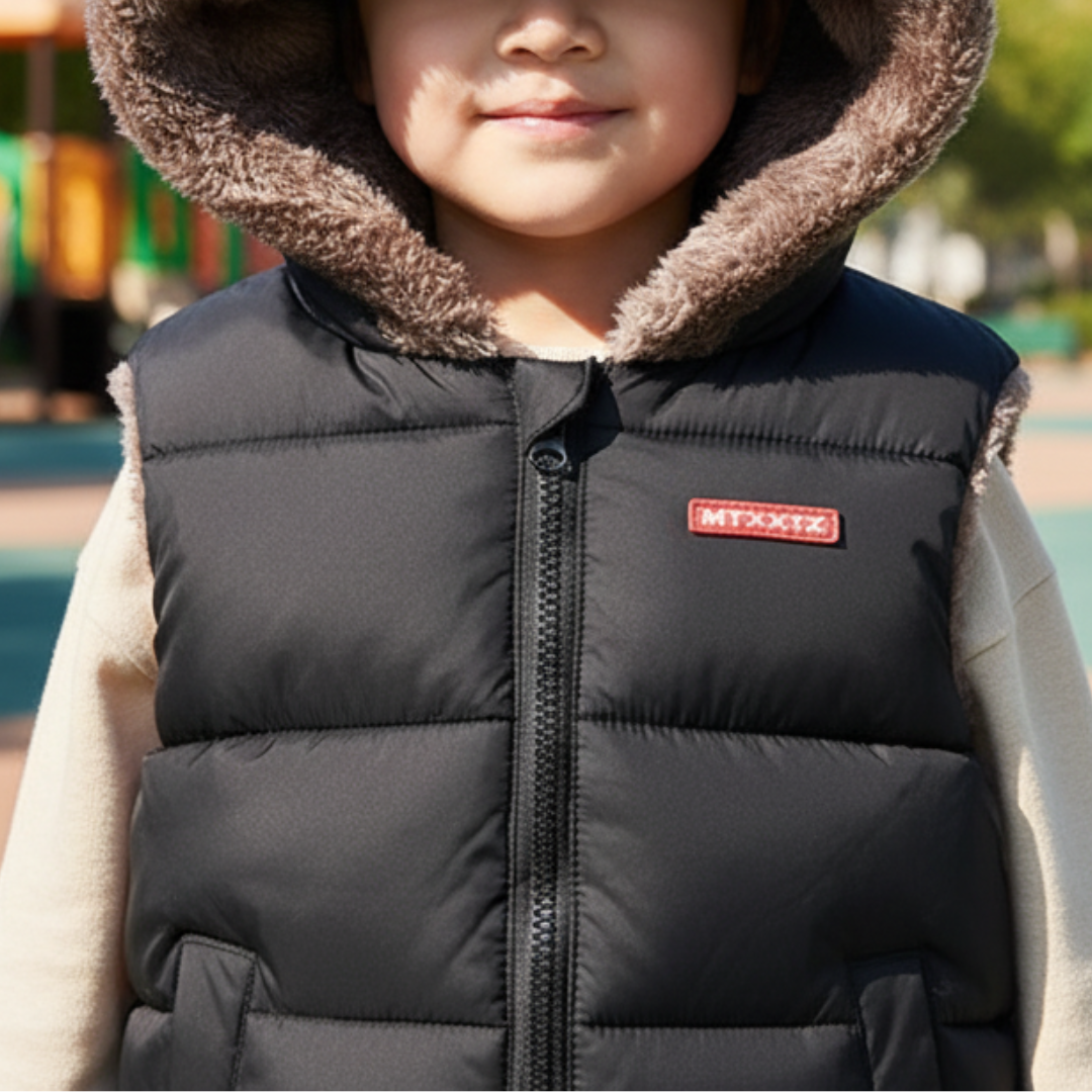 Baby Jacket – Hooded Padded Children’s Winter Vest FurNest