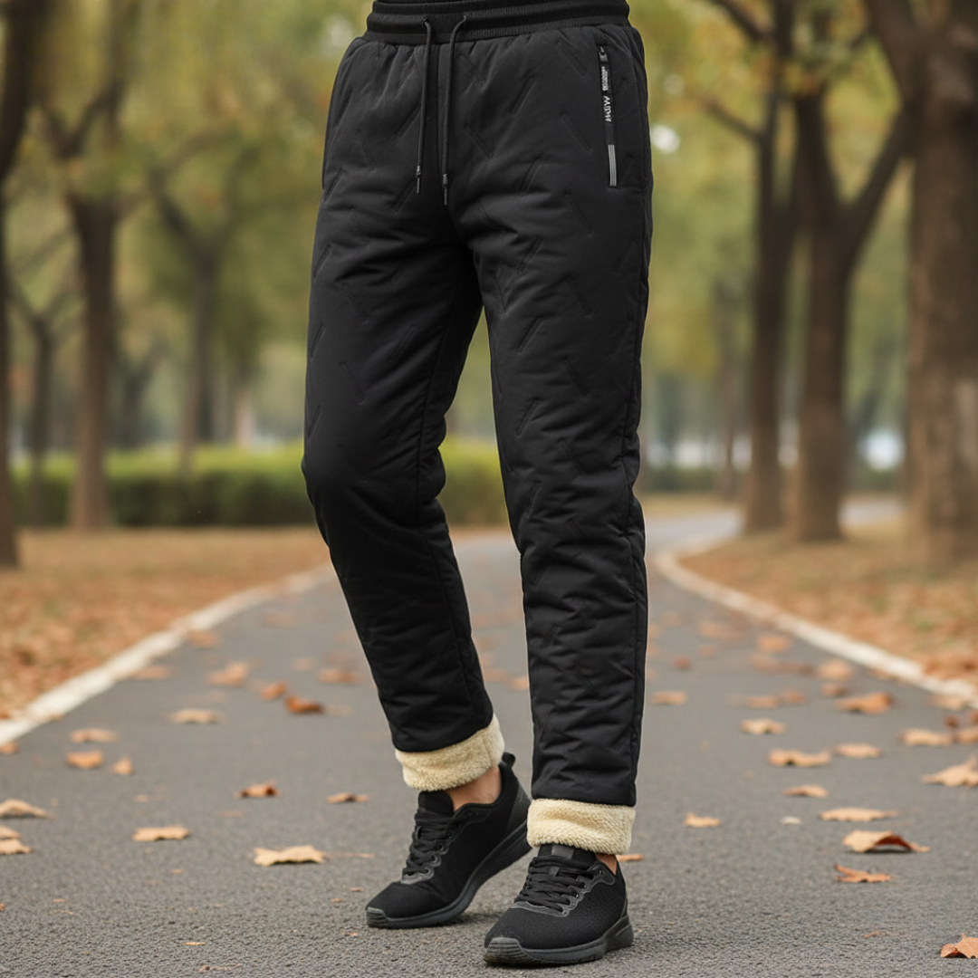 Fleece Joggers – StormShield Thermal Lined Winter Trousers for Men