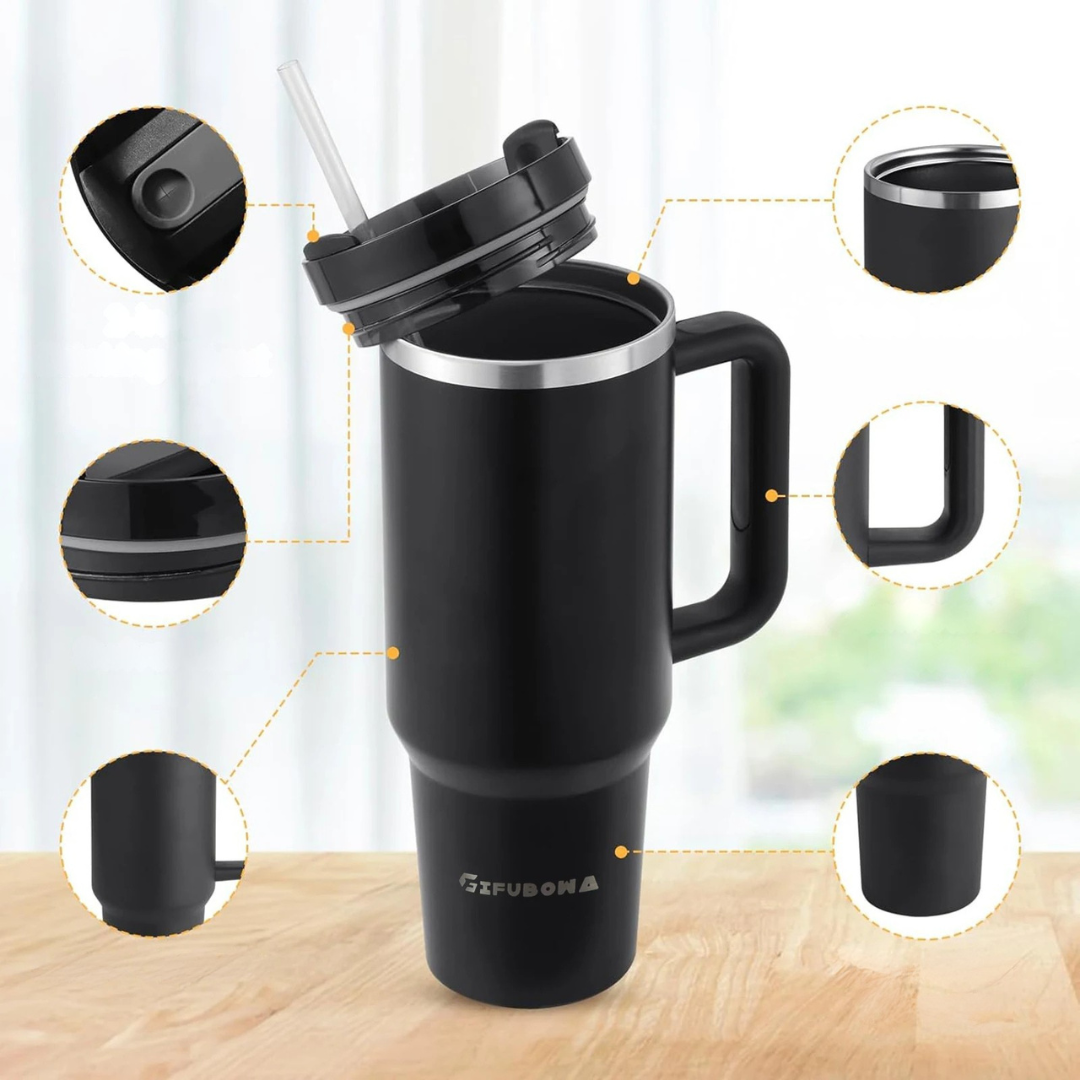 Nordspur | ThermaGrip Insulated Stainless Steel Travel Mug