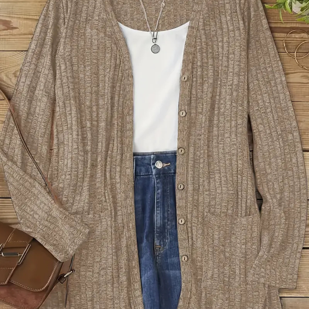 Longline Knit Sweater Vest – WinterEase Cardigan