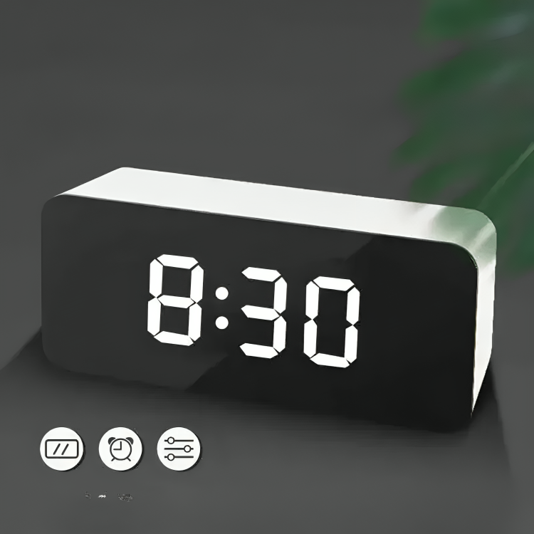 Nordspur | Luminora LED Mirror Digital Alarm Clock