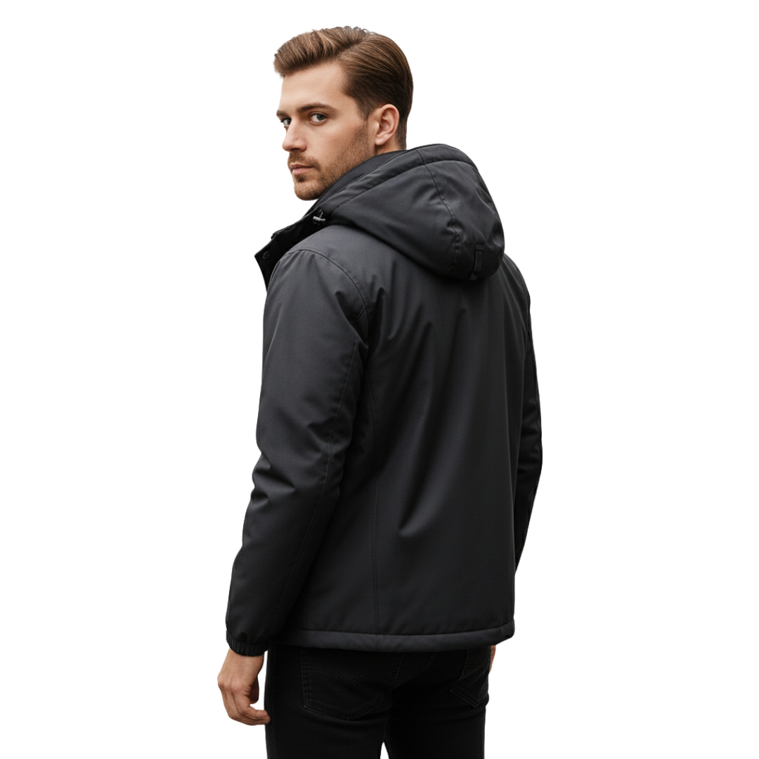 Men’s Waterproof Jacket with Hood – Rain & Windproof Coat