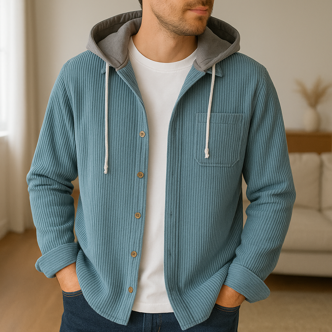 Corduroy Sweater with Hood – Dante Heritage Vest