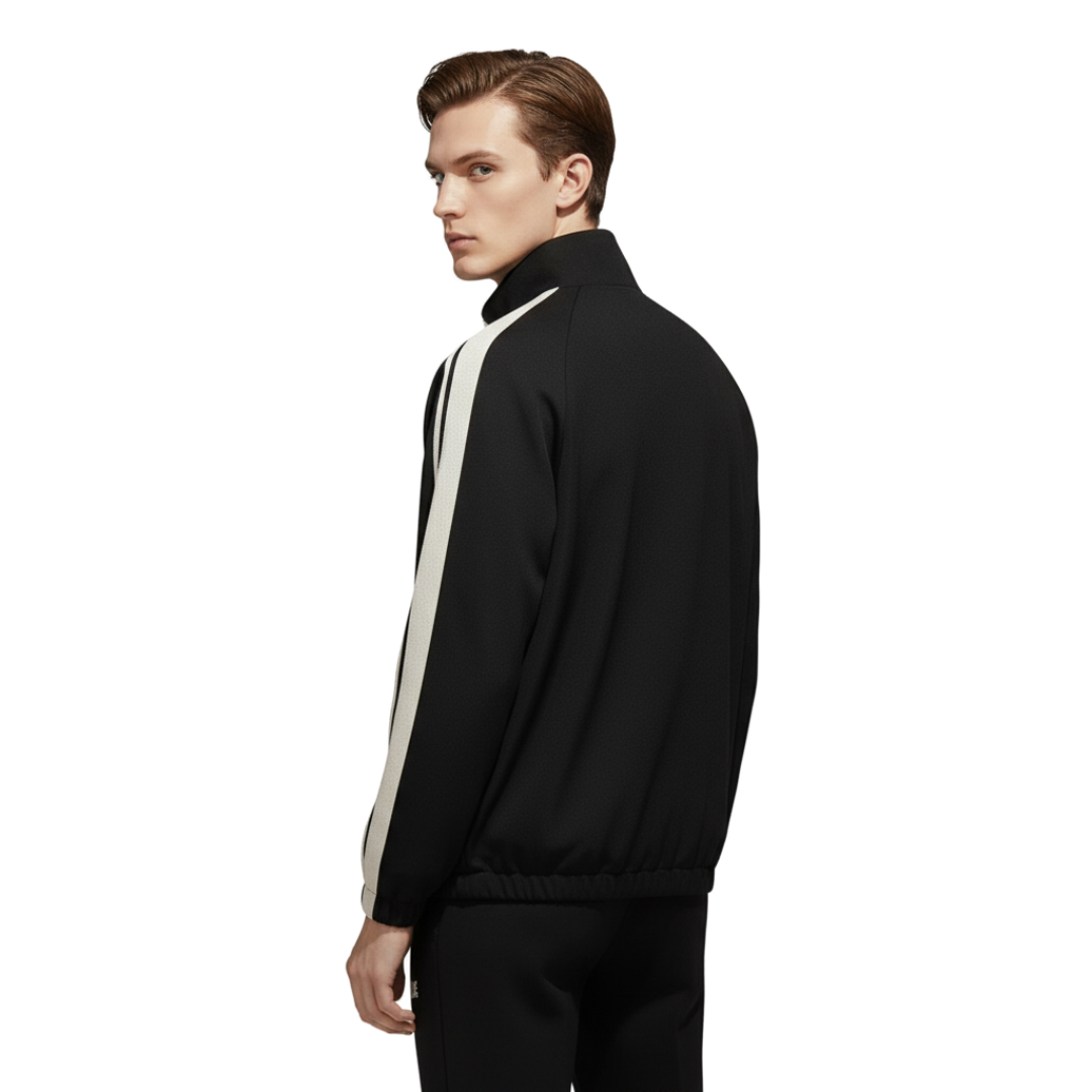 Unisex Windproof Reversible Track Jacket – Zip-Up Shell