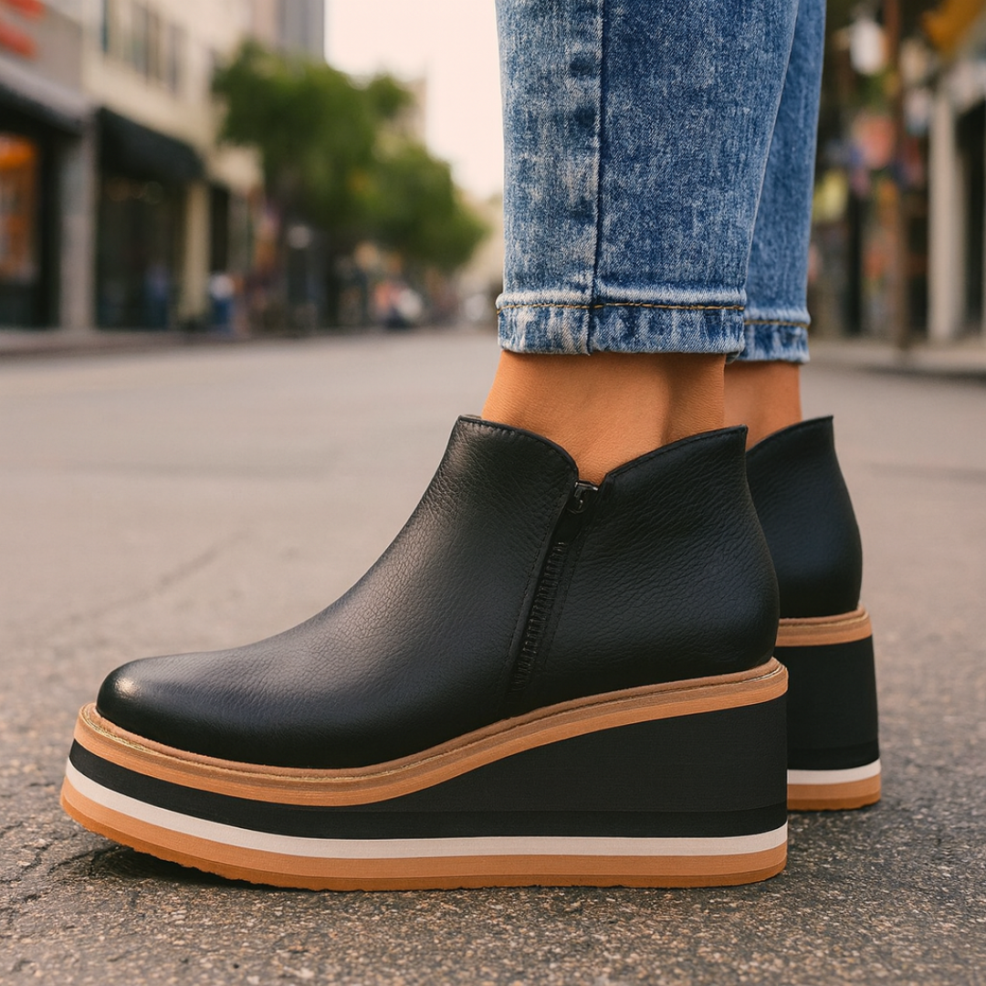Waterproof Platform Ankle Boots – WeatherStep Chelsea