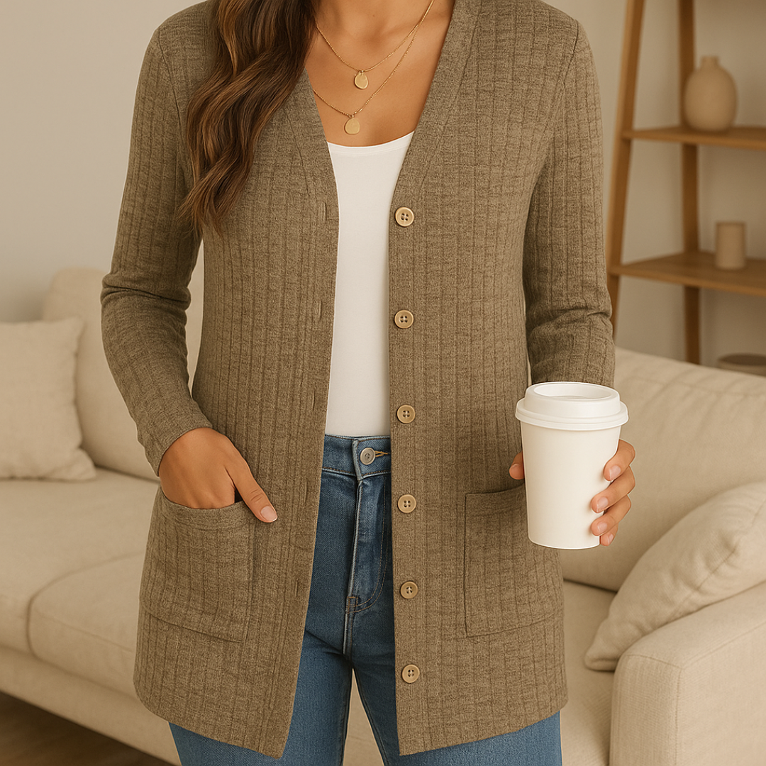 Longline Knit Sweater Vest – WinterEase Cardigan