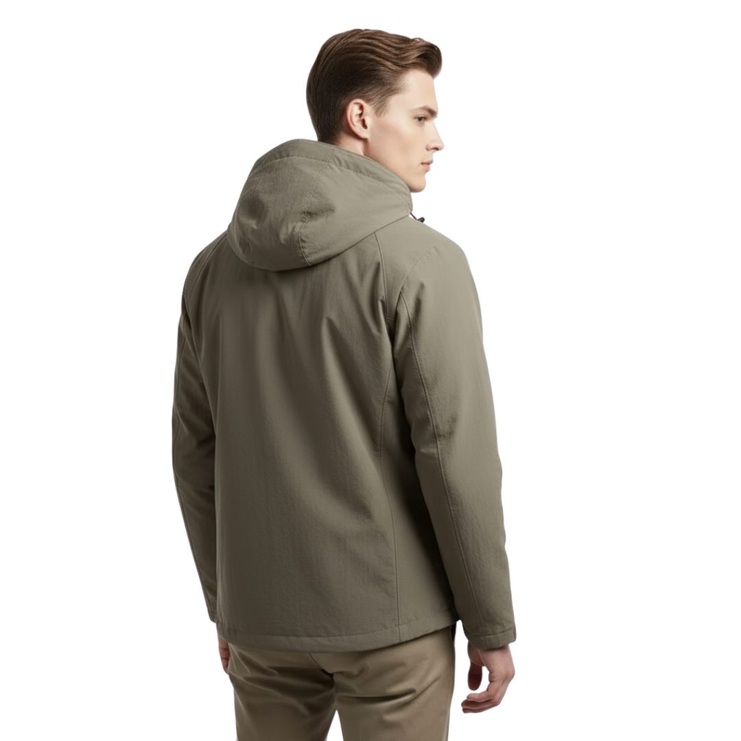 Men’s Waterproof Softshell Tactical Jacket – Hooded Outdoor Shell