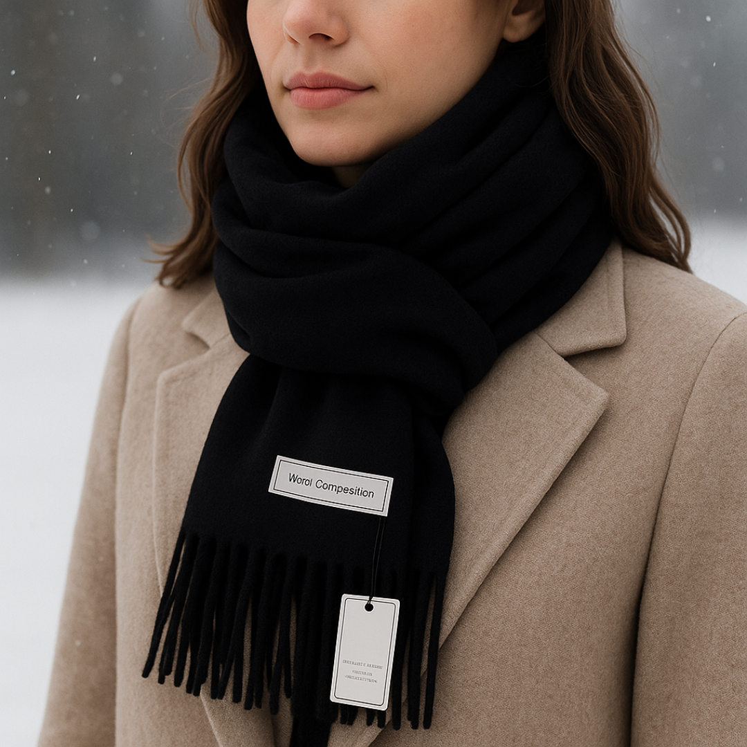 Winter Coat Scarf for Women – WoolSoft Élan