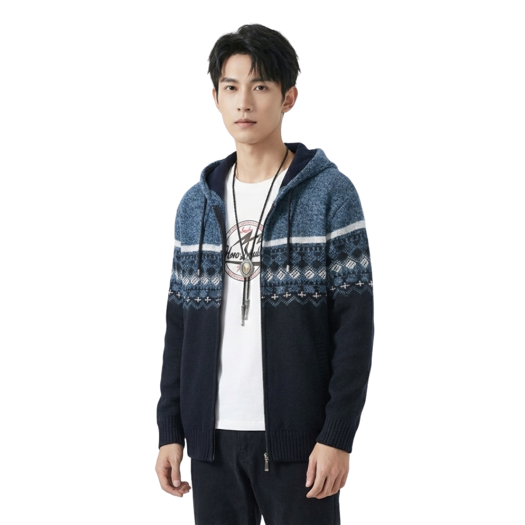 Nordspur | Hooded Knit Cardigan