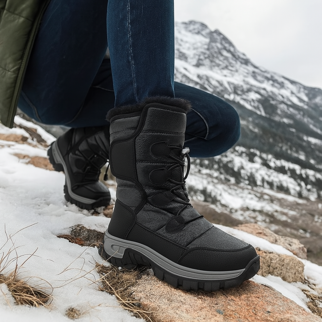 Women's Waterproof Winter Boots with Warm Lining – FrostTrek