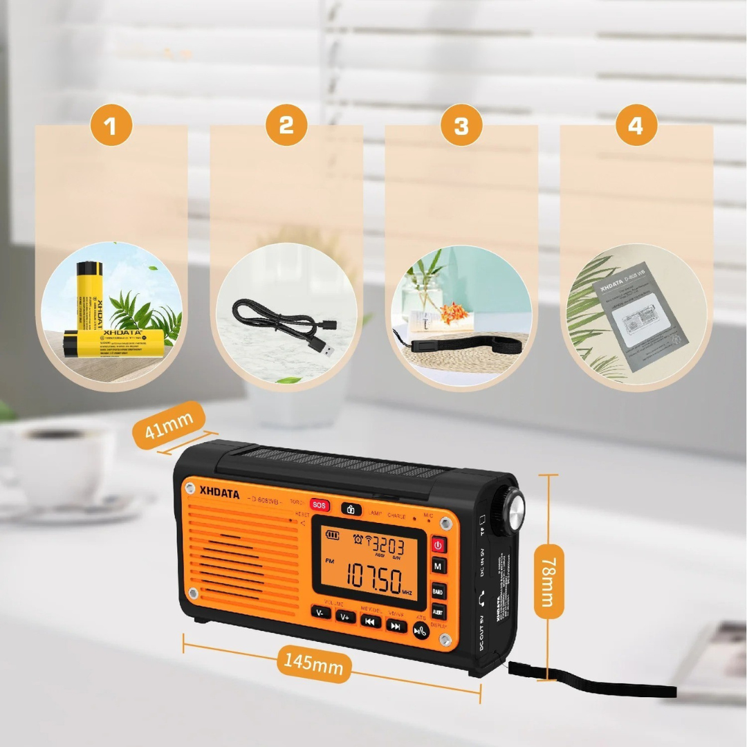 Nordspur | StormVox Portable Emergency Weather Radio