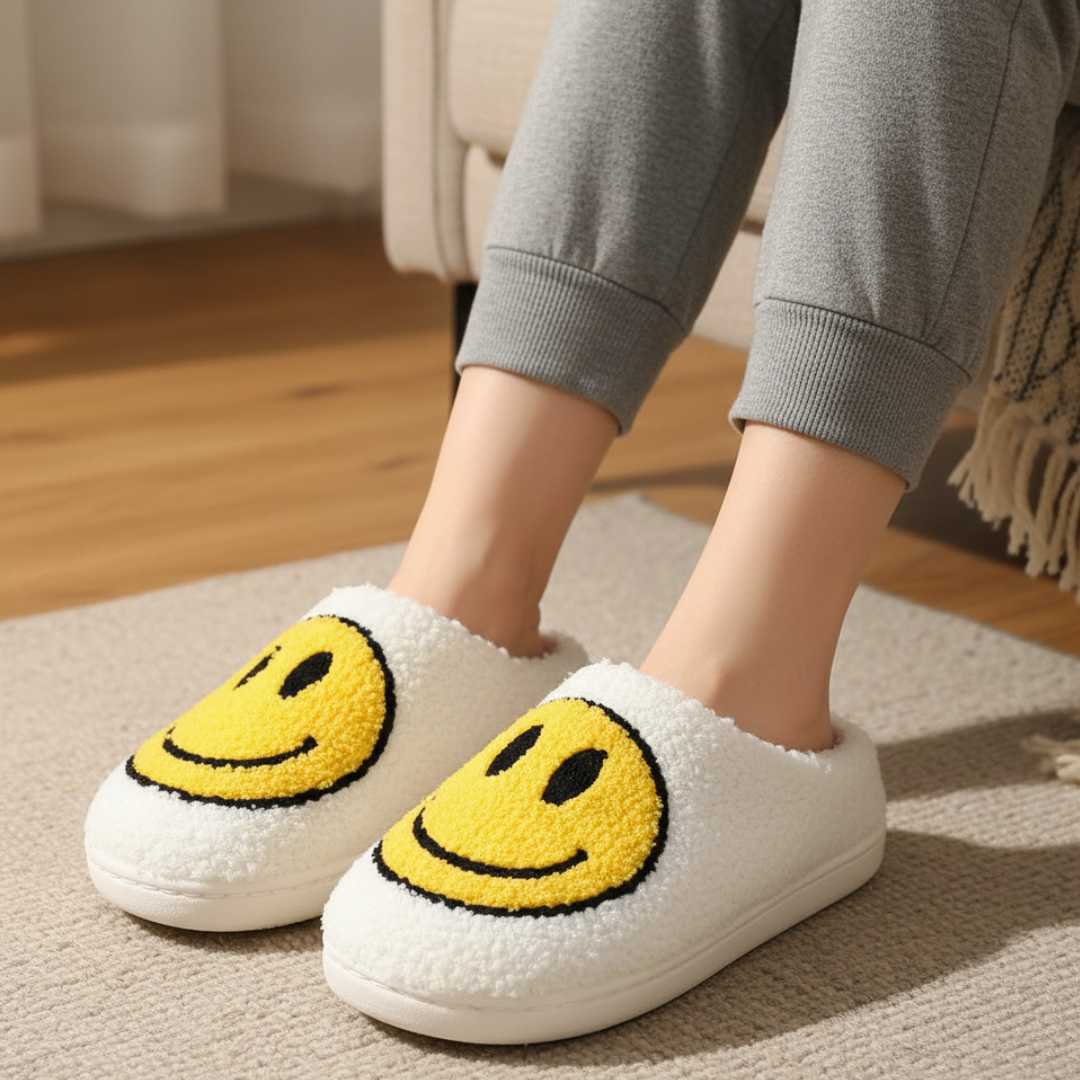 Slipper Plush for Indoor Use – CosySmiles Slip-On
