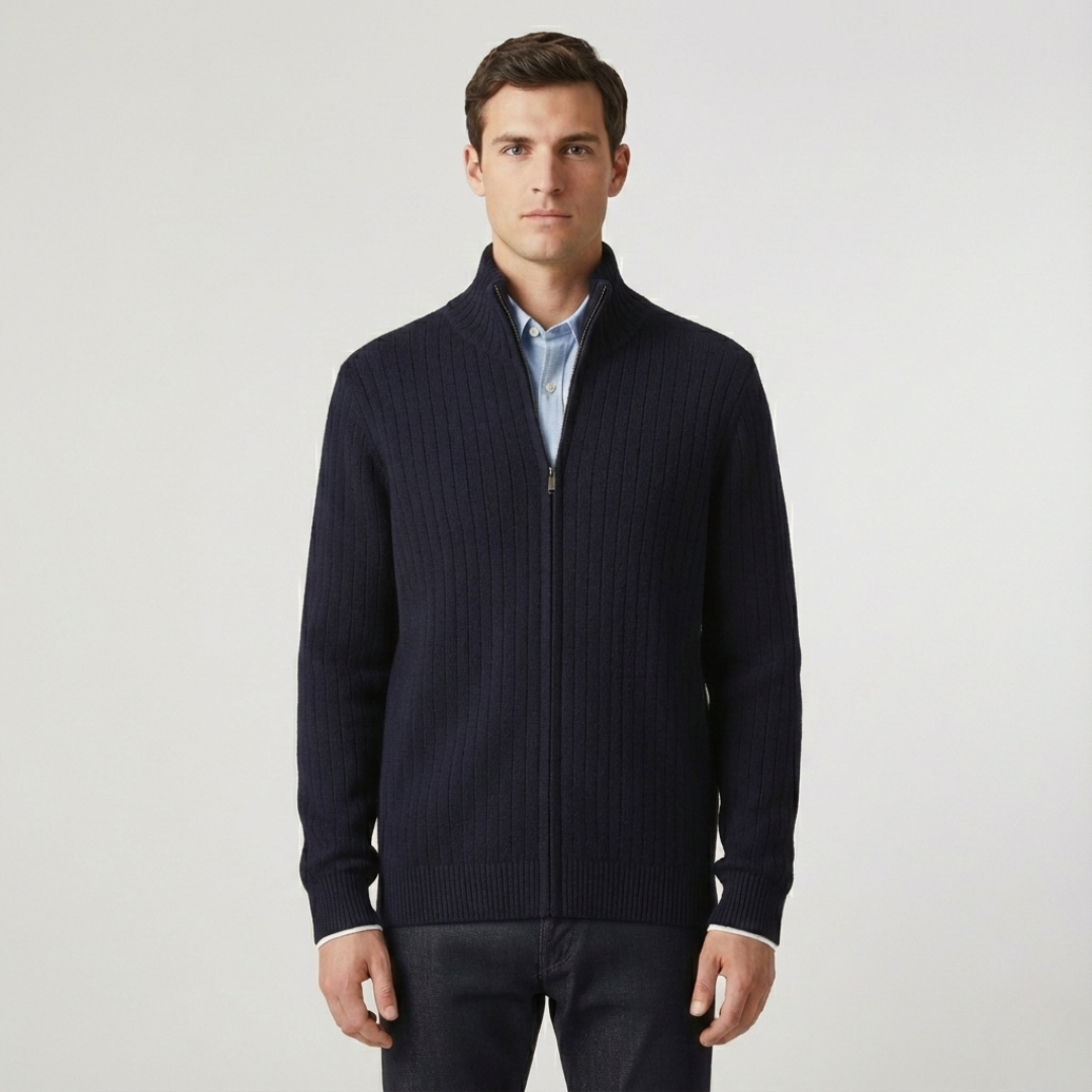 Nordspur | Full Zip Merino Cardigan