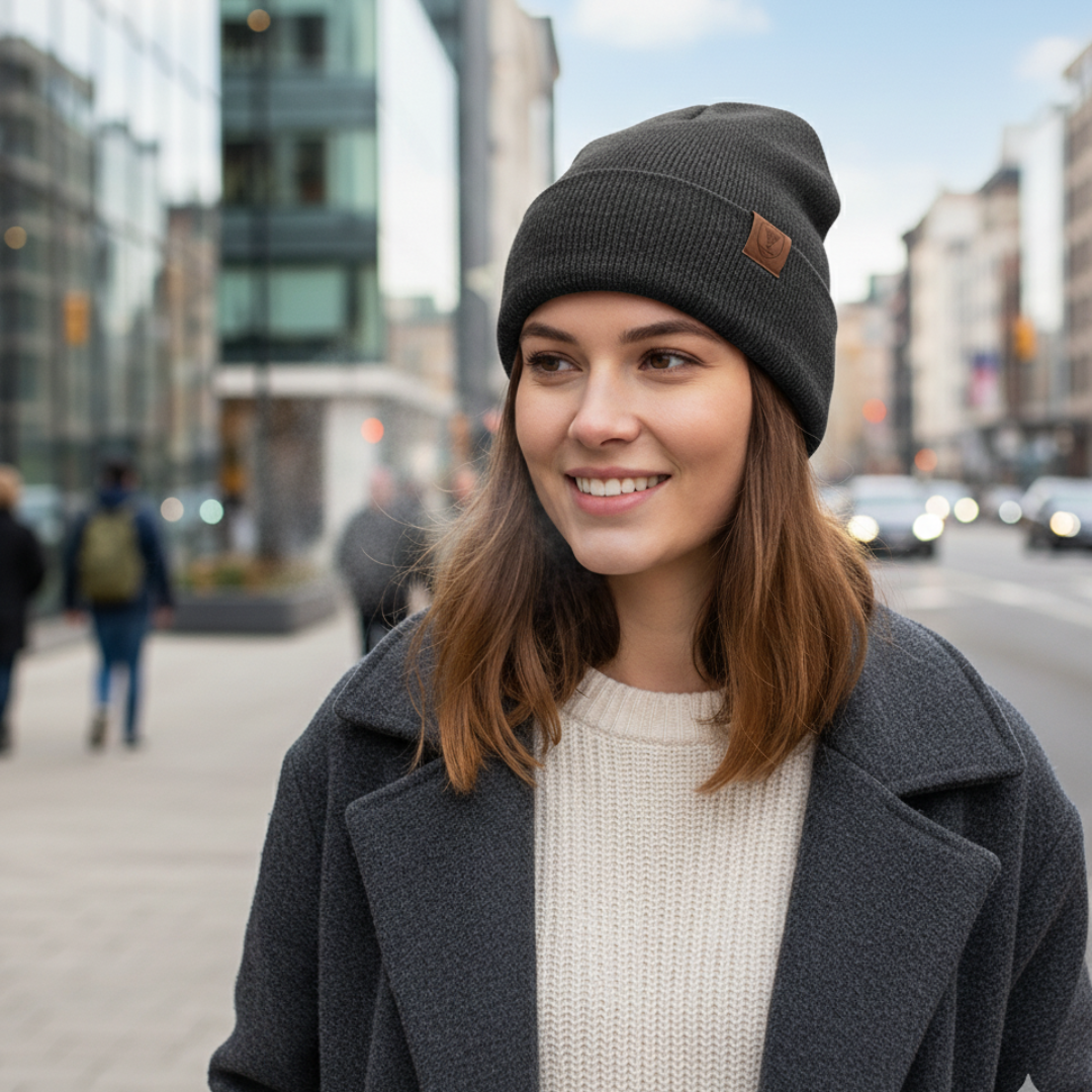 Winter Hat – Frosty Knitted Beanie