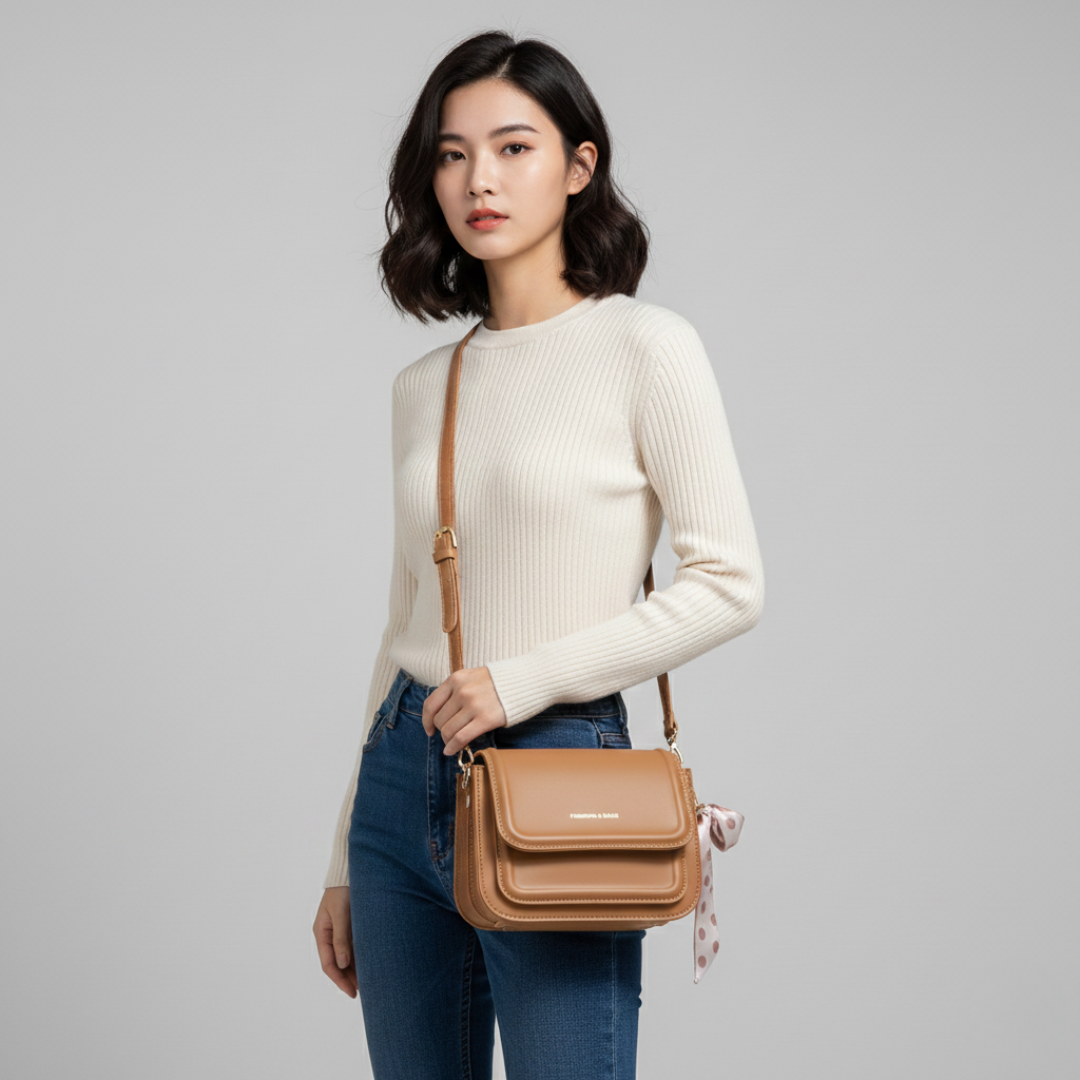 Nordspur | Small Square PU Shoulder Bag