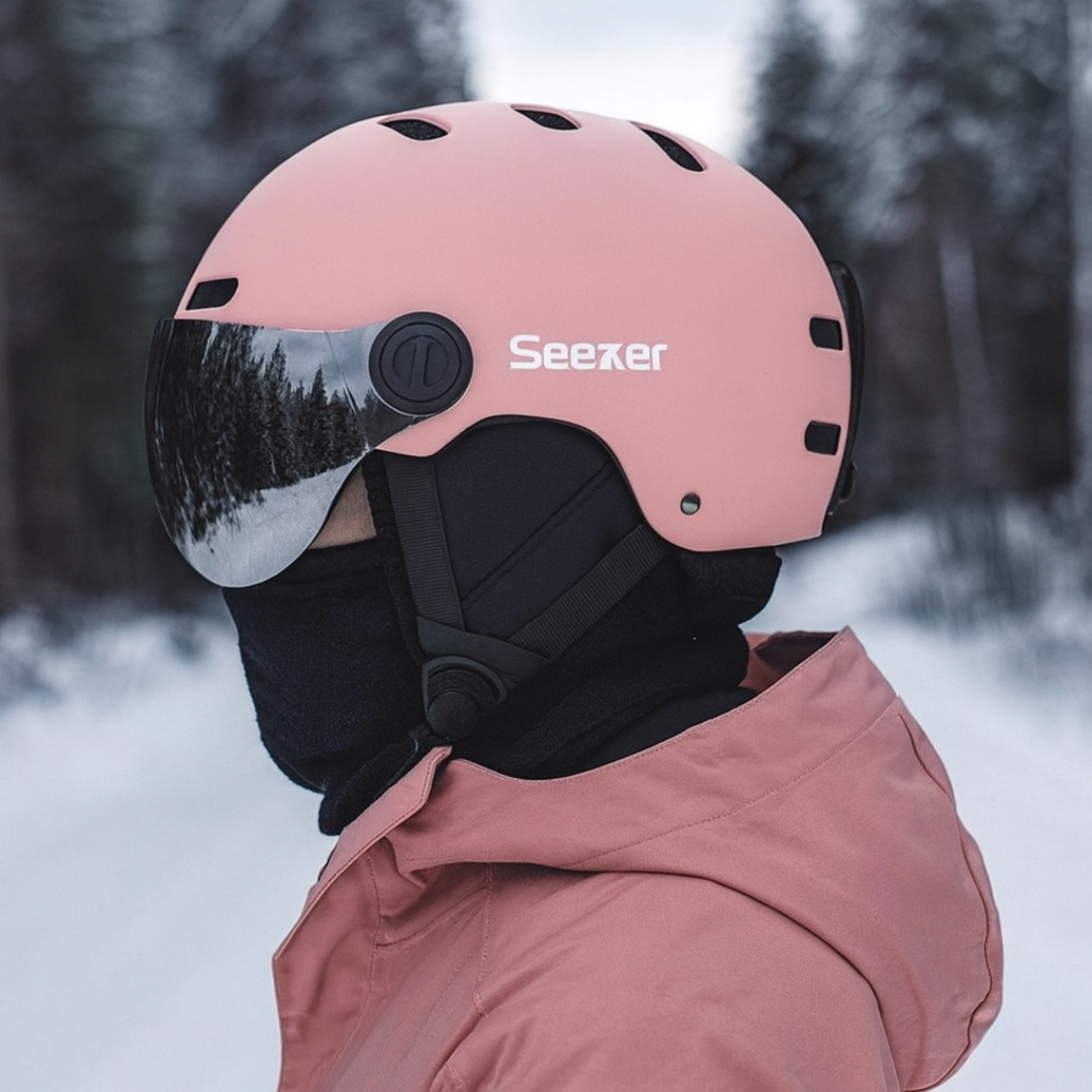 Ski Helmet with Visor – AlpenGuard