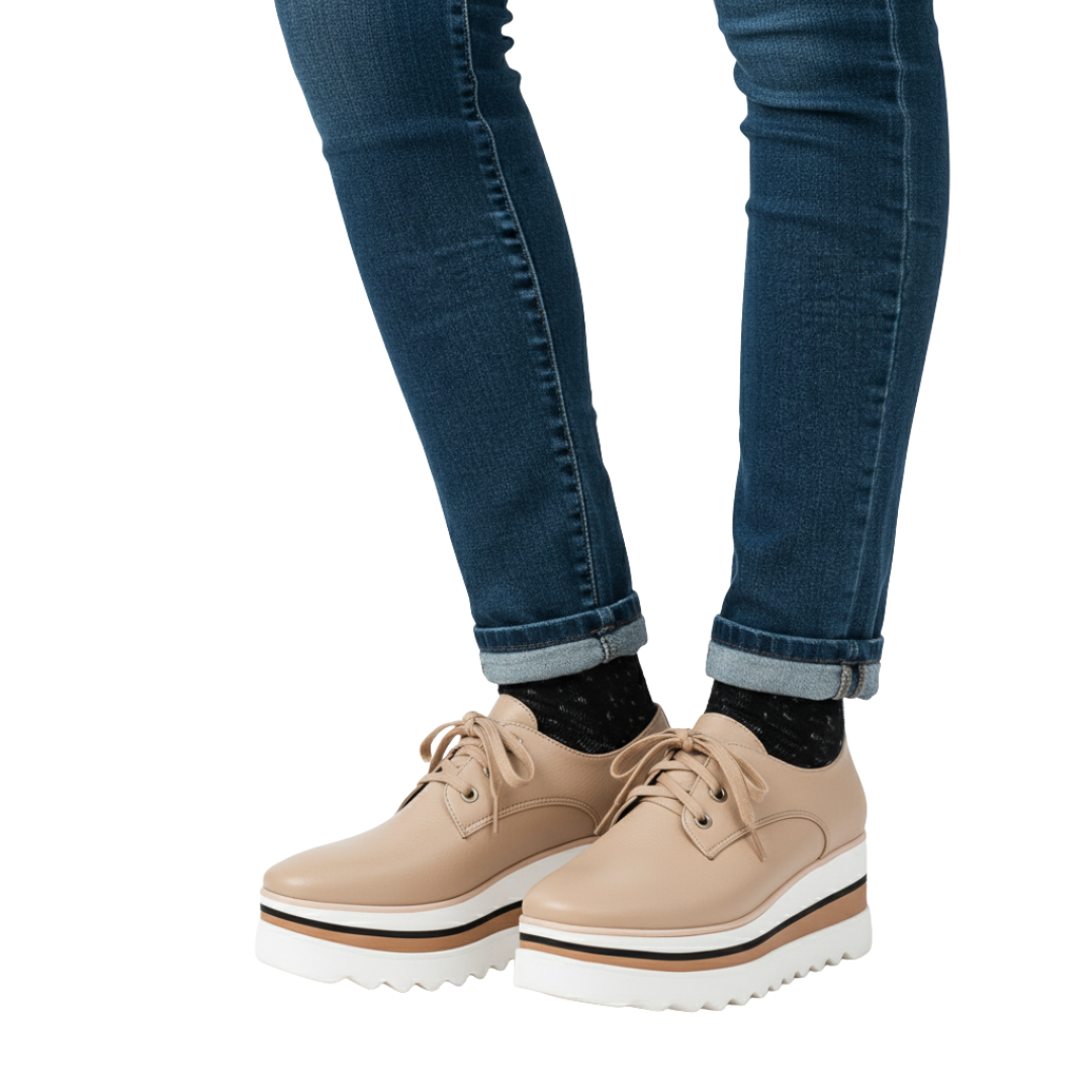 Nordspur | Solenne Platform Lace-Ups