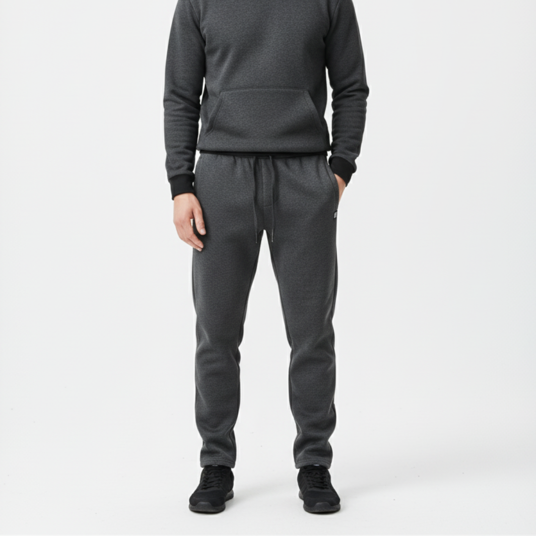 Men’s Fleece Joggers – Thermal Plus-Size Winter Trousers